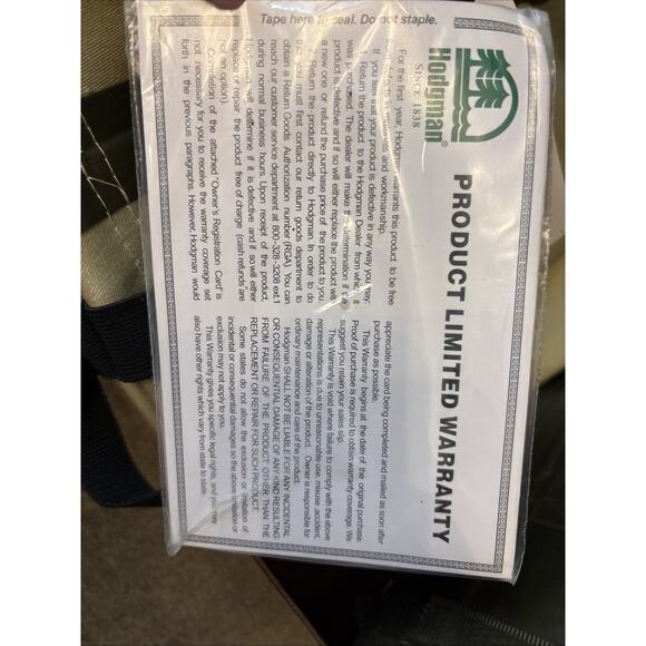 Hodgman 3 Ply Canvas Hip Felt Boots Size Womens 10‎ Men’s 8.5 100% Waterproof - Picture 12 of 15